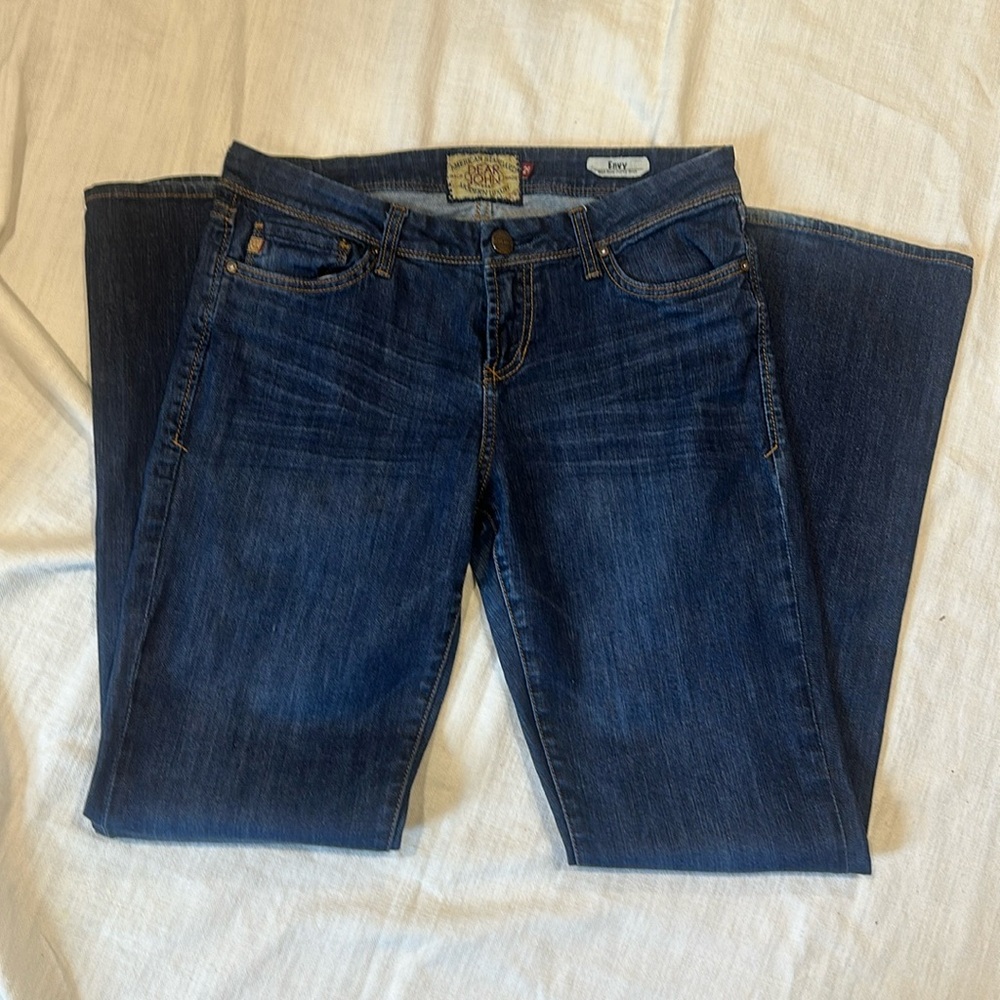 Dear John ENVY Mid-Rise Curvy Boot Cut Jeans